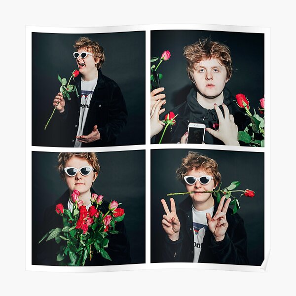 Lewis Capaldi 4 Photo Roses Collage Poster RB1306 product Offical lewis capaldi Merch