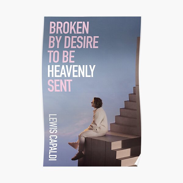 Lewis Capaldi Broken Desire To Be Heavenly Sent Album Cover Artwork Poster RB1306 product Offical lewis capaldi Merch
