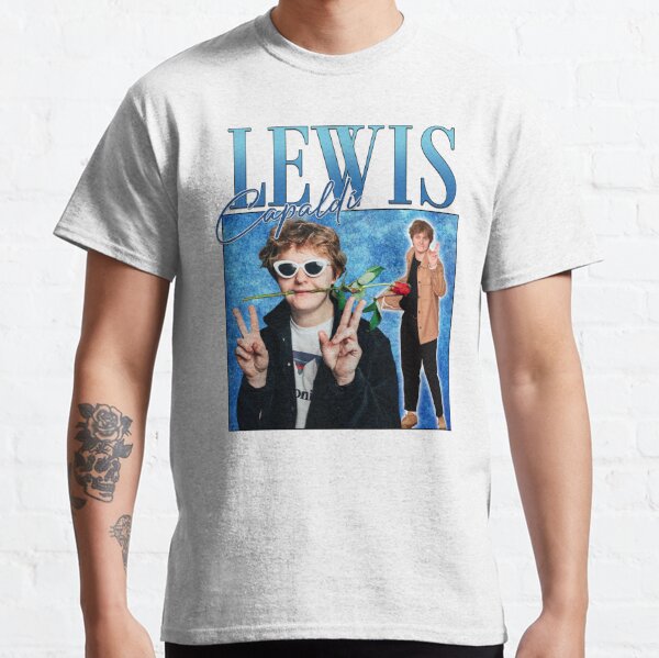 Lewis Capaldi Homage T-shirt Tee Top Meme Scottish Icon Retro 90's Vintage Funny Classic T-Shirt RB1306 product Offical lewis capaldi Merch