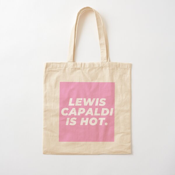 Lewis Capaldi is hot. Cotton Tote Bag RB1306 product Offical lewis capaldi Merch