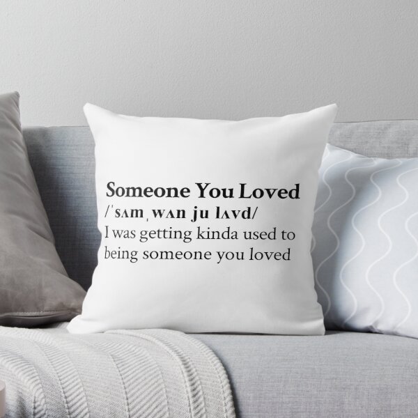 Lewis Capaldi Aesthetic Quote Lyrics Throw Pillow RB1306 product Offical lewis capaldi Merch