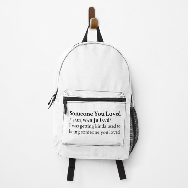 Lewis Capaldi Aesthetic Quote Lyrics Backpack RB1306 product Offical lewis capaldi Merch