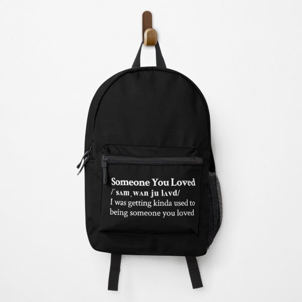 Lewis Capaldi Aesthetic Quote Lyrics Black Backpack RB1306 product Offical lewis capaldi Merch