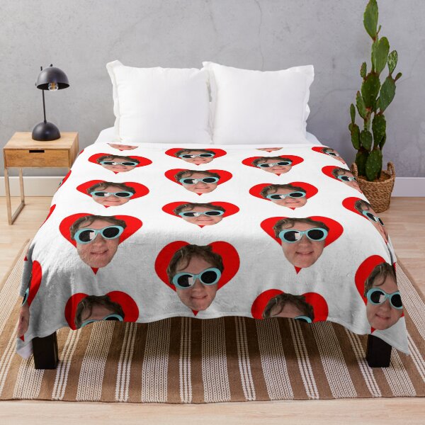 Lewis Capaldi Heart & Sunglasses  Throw Blanket RB1306 product Offical lewis capaldi Merch