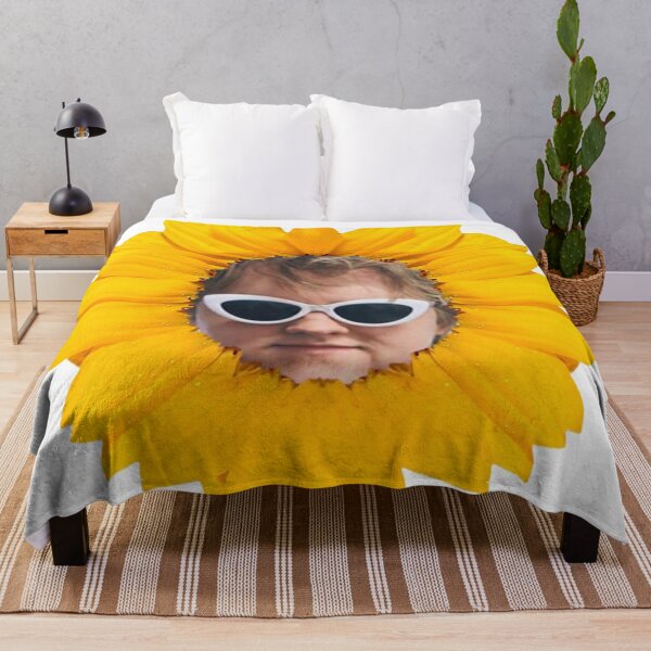Sunflower Lewis Capaldi, to brighten up your day. Throw Blanket RB1306 product Offical lewis capaldi Merch