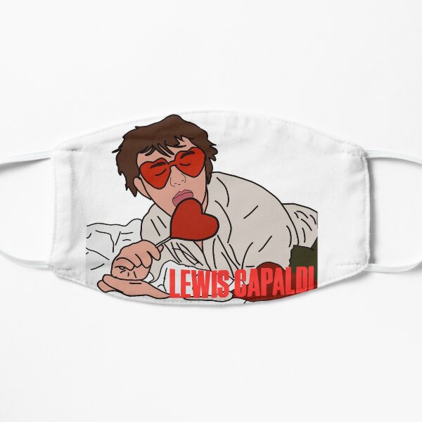 Lewis Capaldi Heart Glasses Flat Mask RB1306 product Offical lewis capaldi Merch