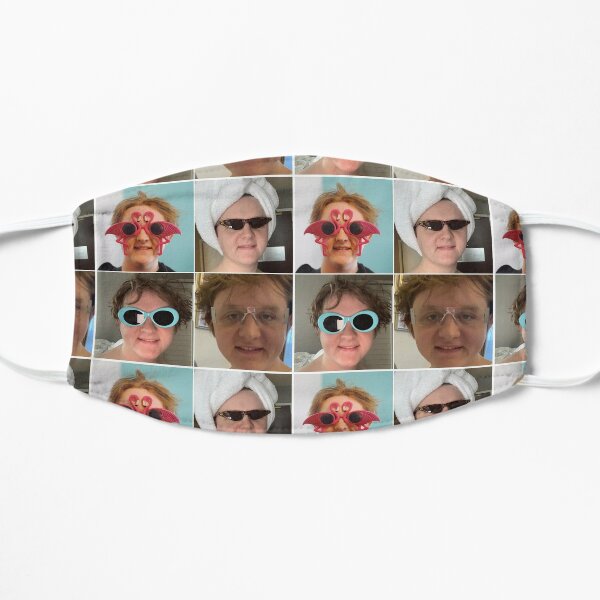 Lewis Capaldi collage Flat Mask RB1306 product Offical lewis capaldi Merch